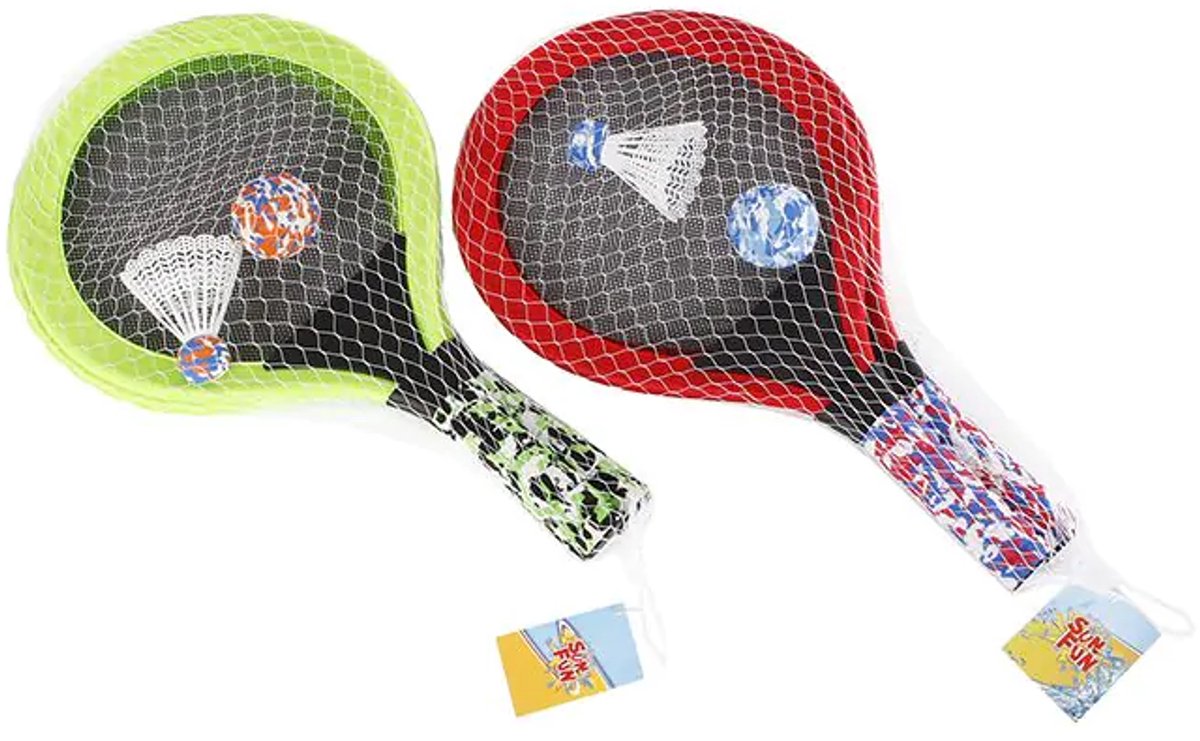 Sun fun beach tennis set-0