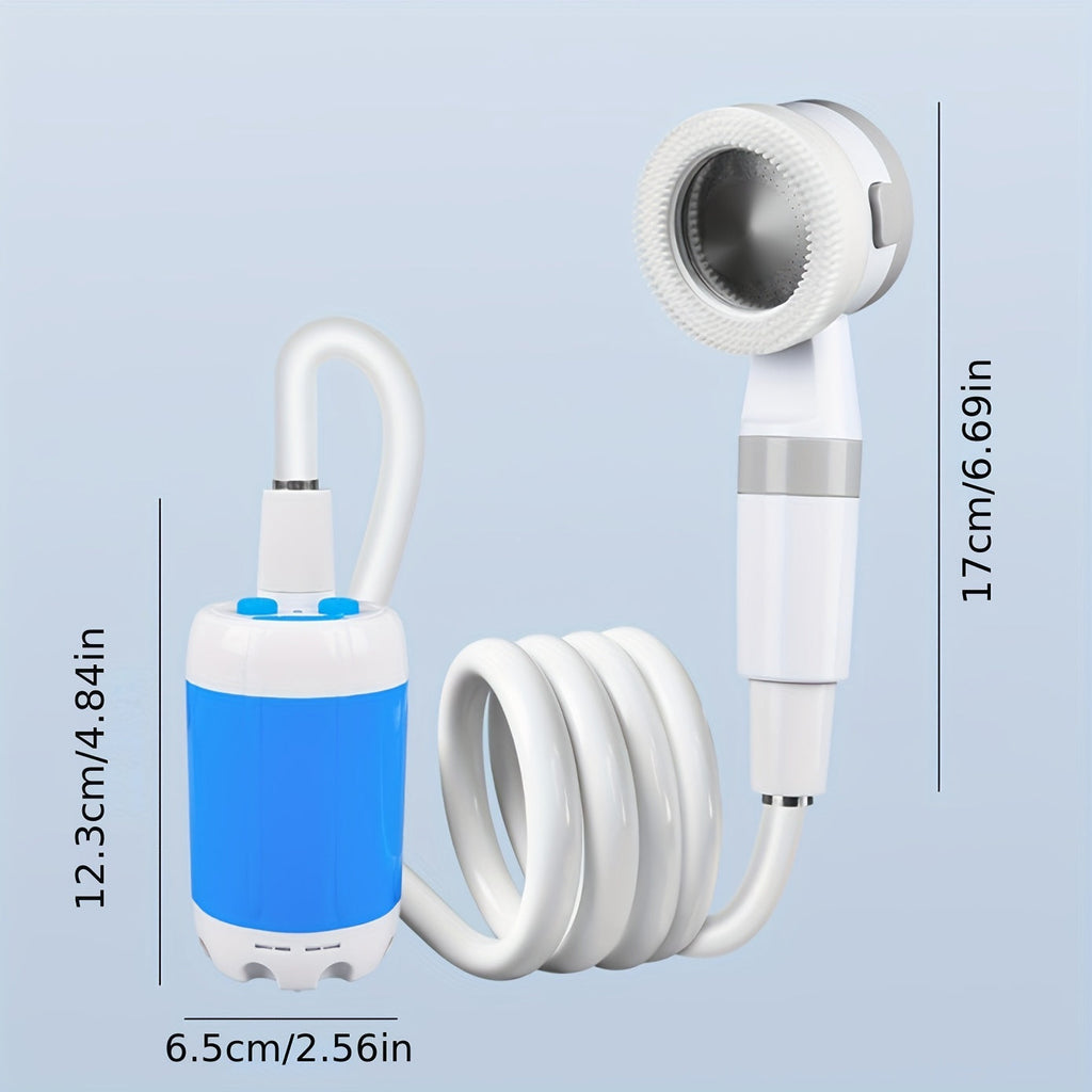 Portable Electric Camping Shower USB Rechargeable-1