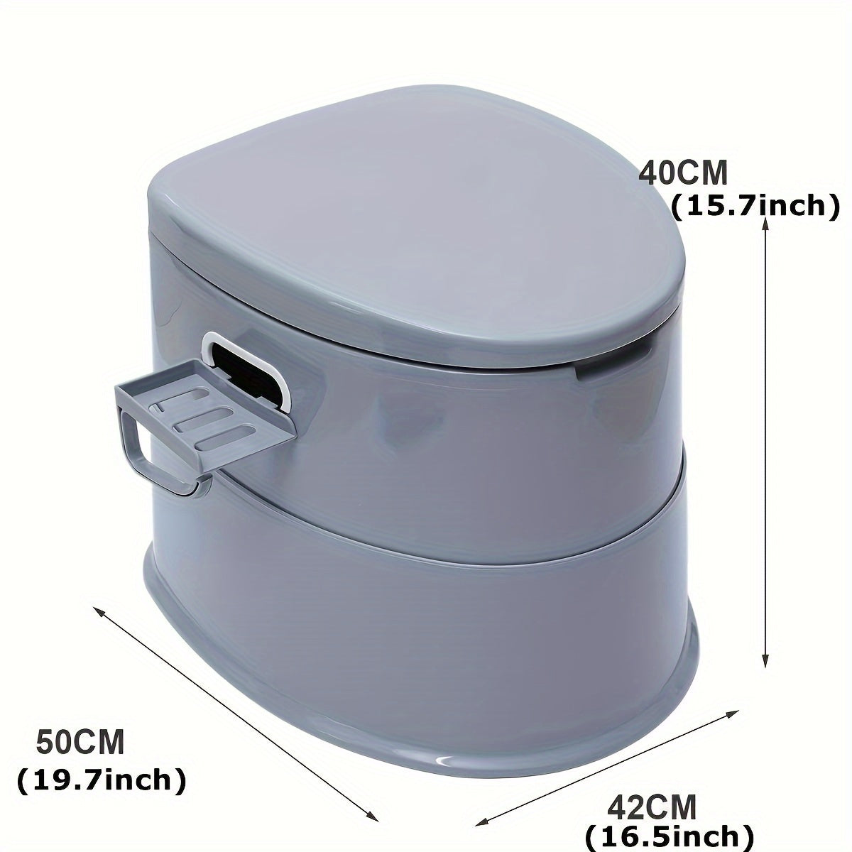 Compact Deluxe Portable Toilet for Camping & Travel-1