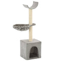 Vidaxl cat scratching post with sisal scratching posts 105 cm gray-0