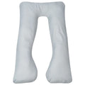 Vidaxl pregnancy pillow 90x145 cm gray-0