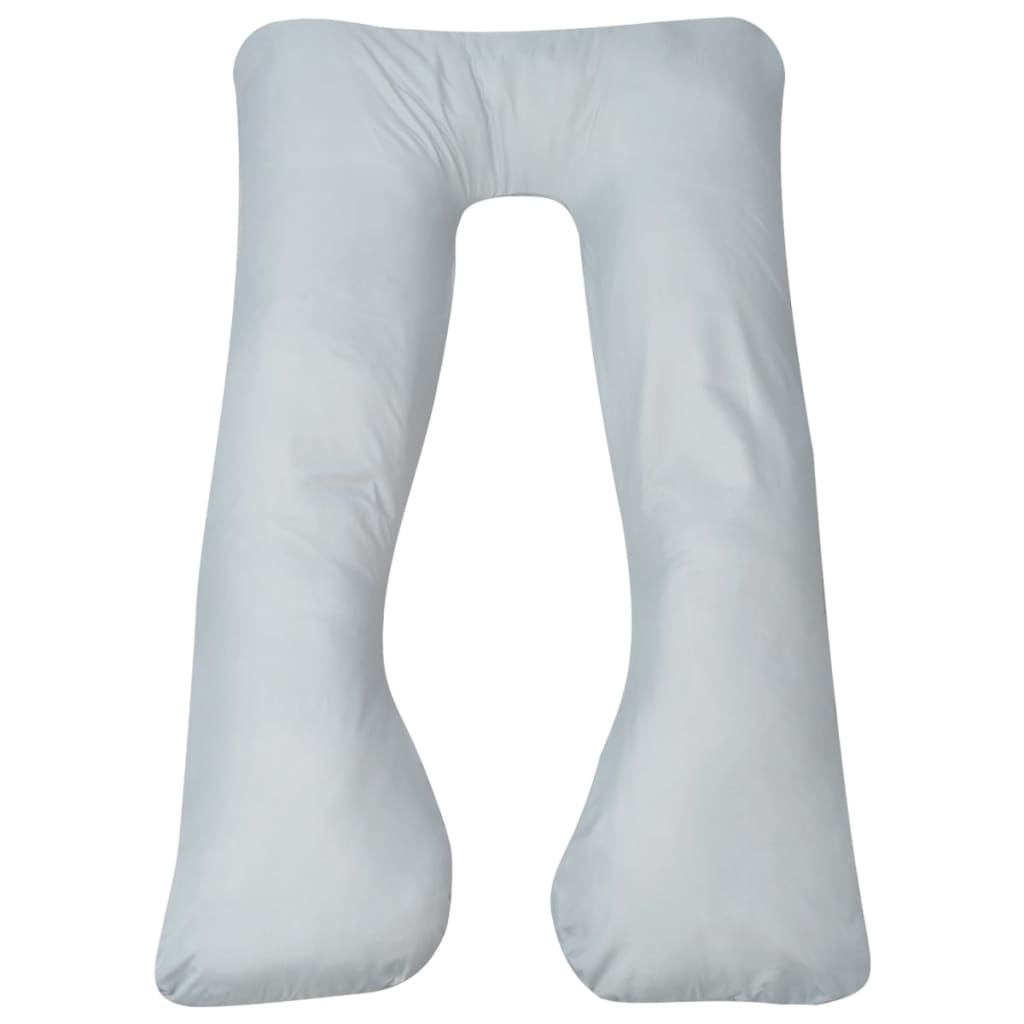 Vidaxl pregnancy pillow 90x145 cm gray-0