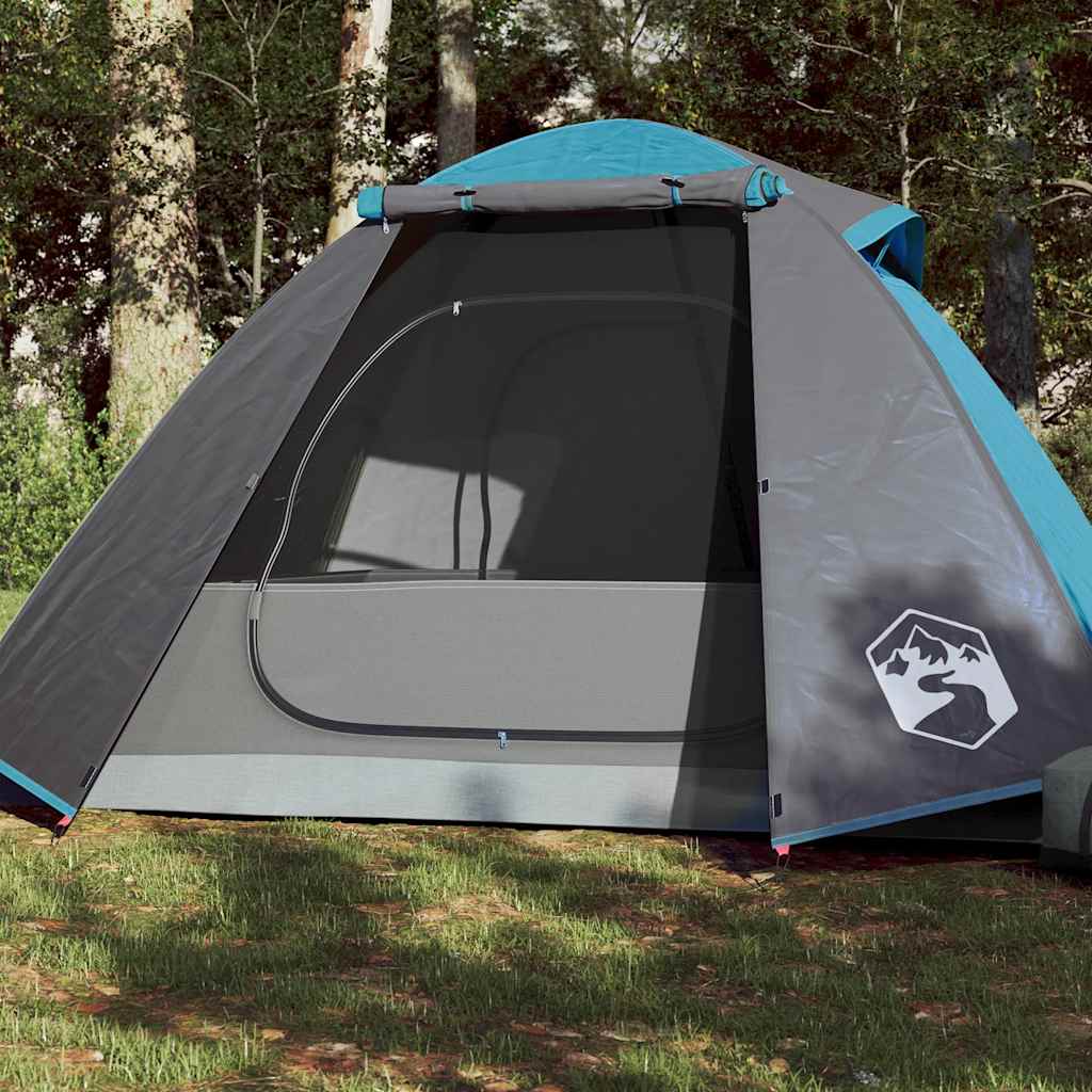 Vidaxl dome tent 2-person waterproof blue-0