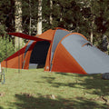 Vidaxx dome tent 6-person waterproof gray and orange-0