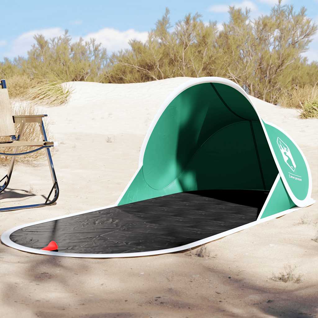 VidaXL beach tent pop-up waterproof sea green-0