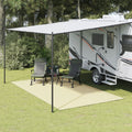 VidaXL tent carpet 4x2.5 m cream-colored-0