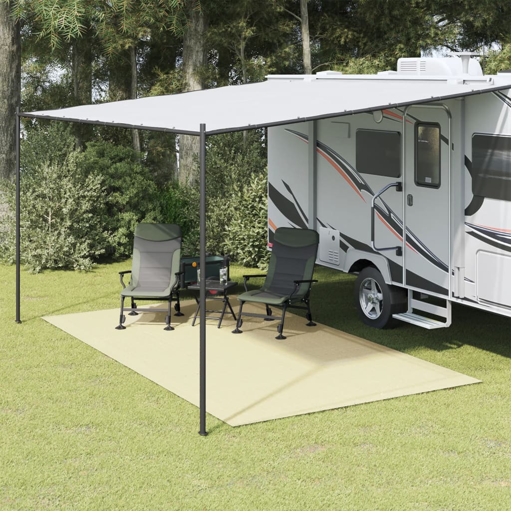 VidaXL tent carpet 4x2.5 m cream-colored-0