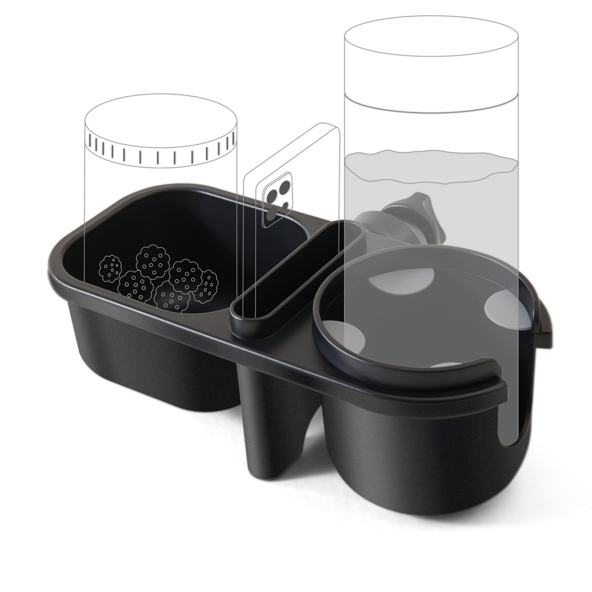 3-in-1 Stroller Cup Holder-2