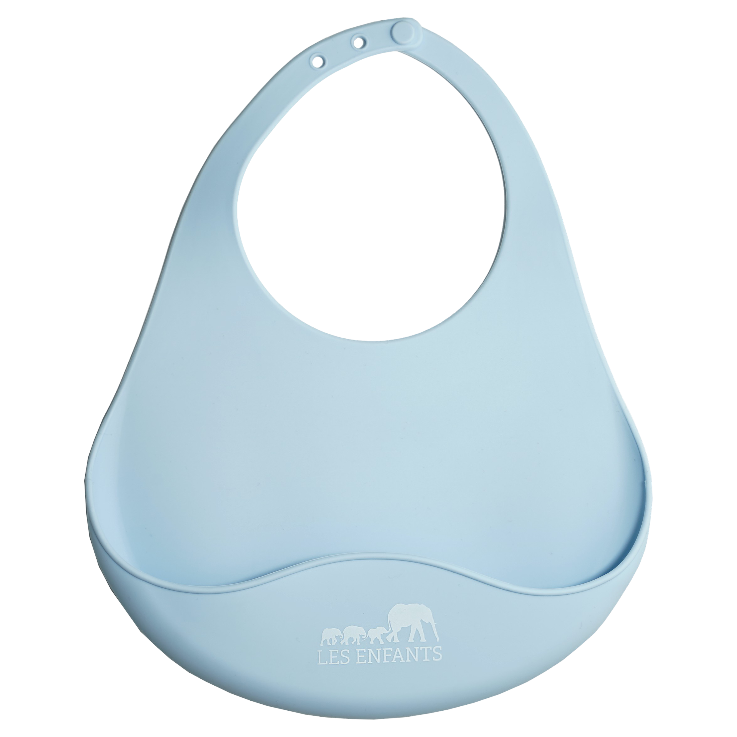 Silicone Bib - Blue-0