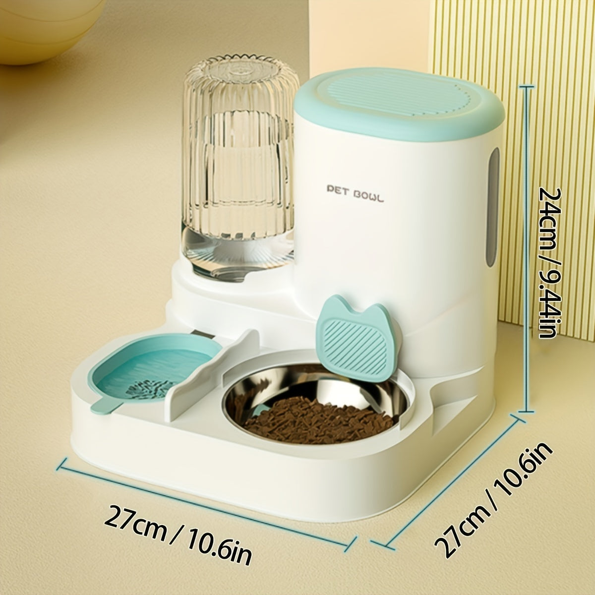 Automatic Cat Feeder & Water Dispenser (2-in-1)-2
