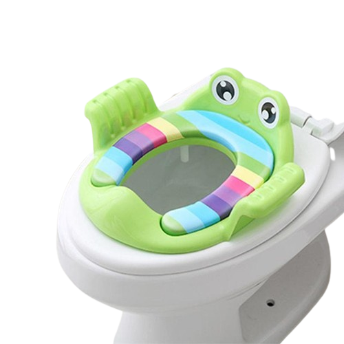 Toilettentrainer-Sitz mit Armlehnen – Grün