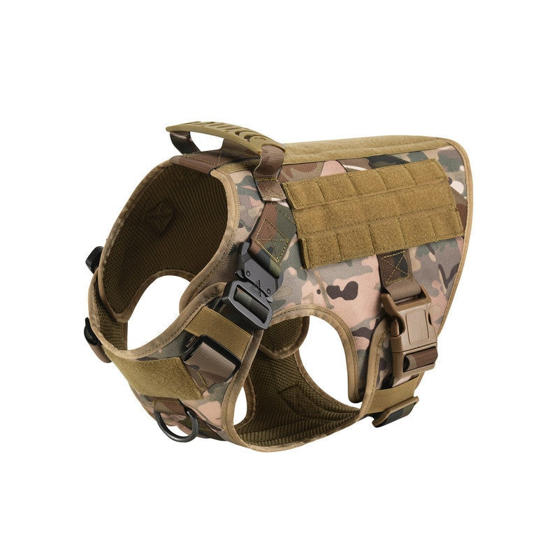 Metal Buckle Tactical Dog Harness & Lead-12