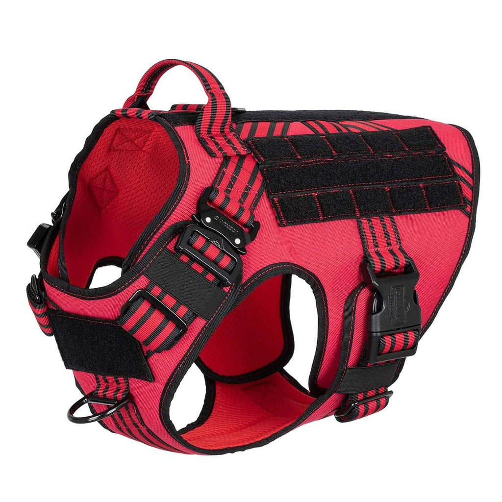Metal Buckle Tactical Dog Harness & Lead-18