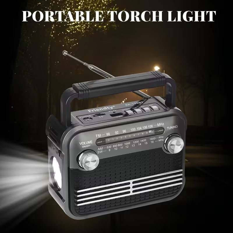 All-Band Radio with USB/BT/FM/AM/SW-4