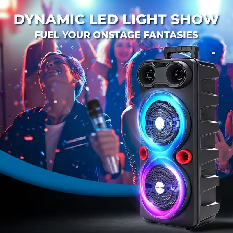 Wireless Party Speaker with RGB Bass Sound-1