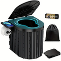 Toilet with Paper Holder with 199kg Support-0