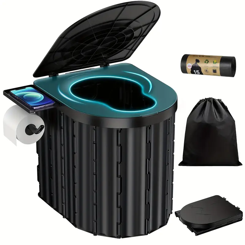 Toilet with Paper Holder with 199kg Support-0