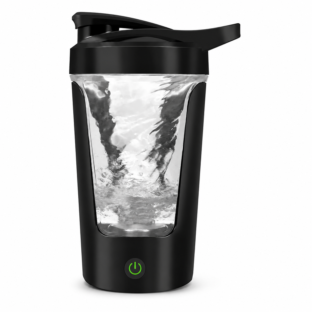 Elektrischer Protein-Shaker 450 ml (Schwarz)