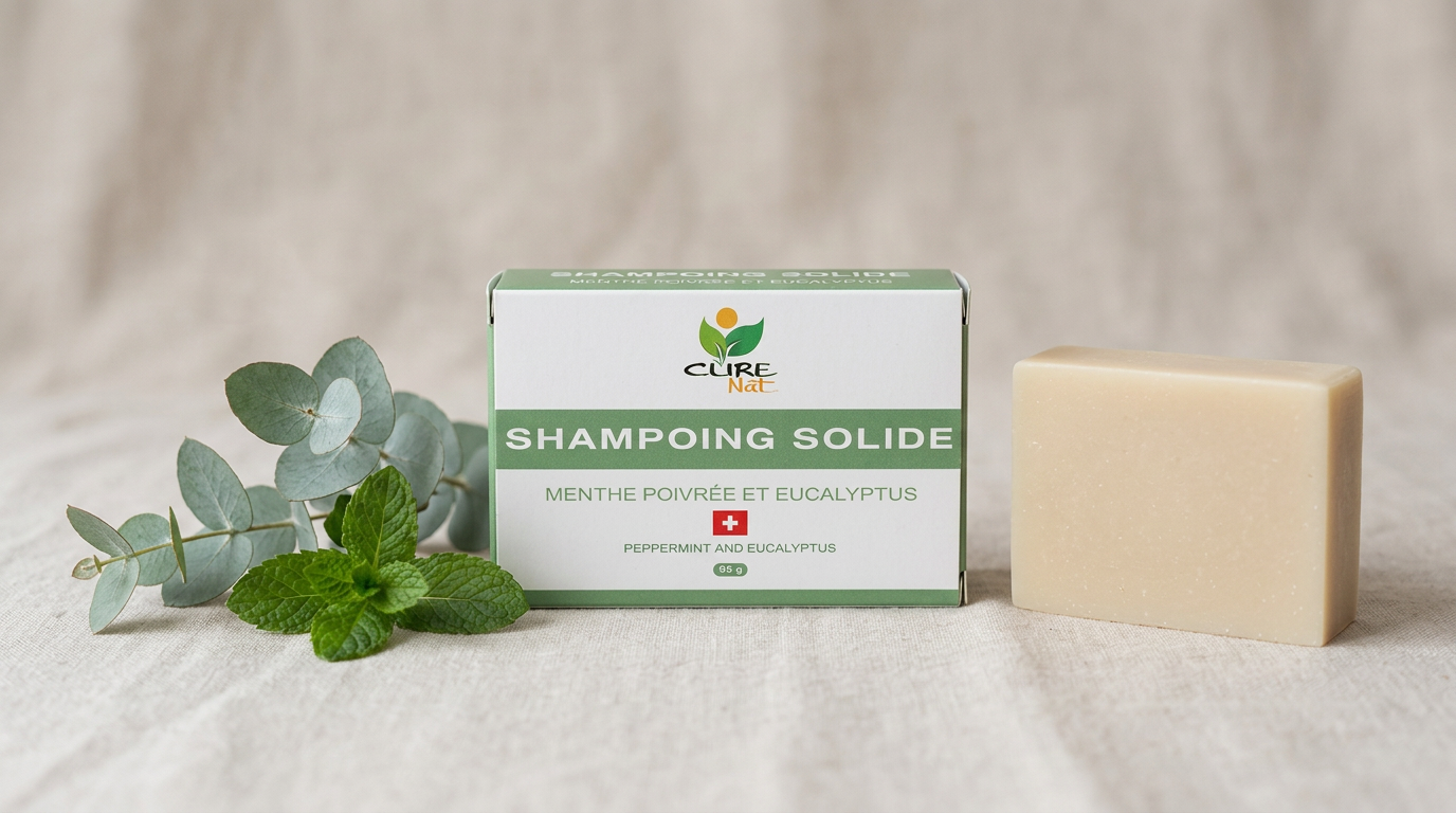 Shampoing Solide Menthe Poivrée et Eucalyptus-0