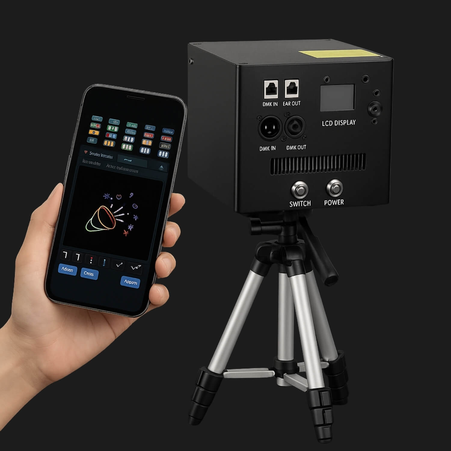A8 App DMX Laser Light Show Projector 2W 3W 5W RGB for DJs-1