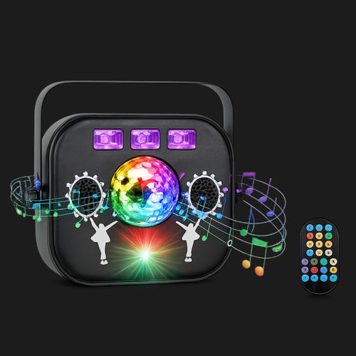 X22 DMX 5-in-1 DJ Stage Light 60W with Speaker for Parties-0