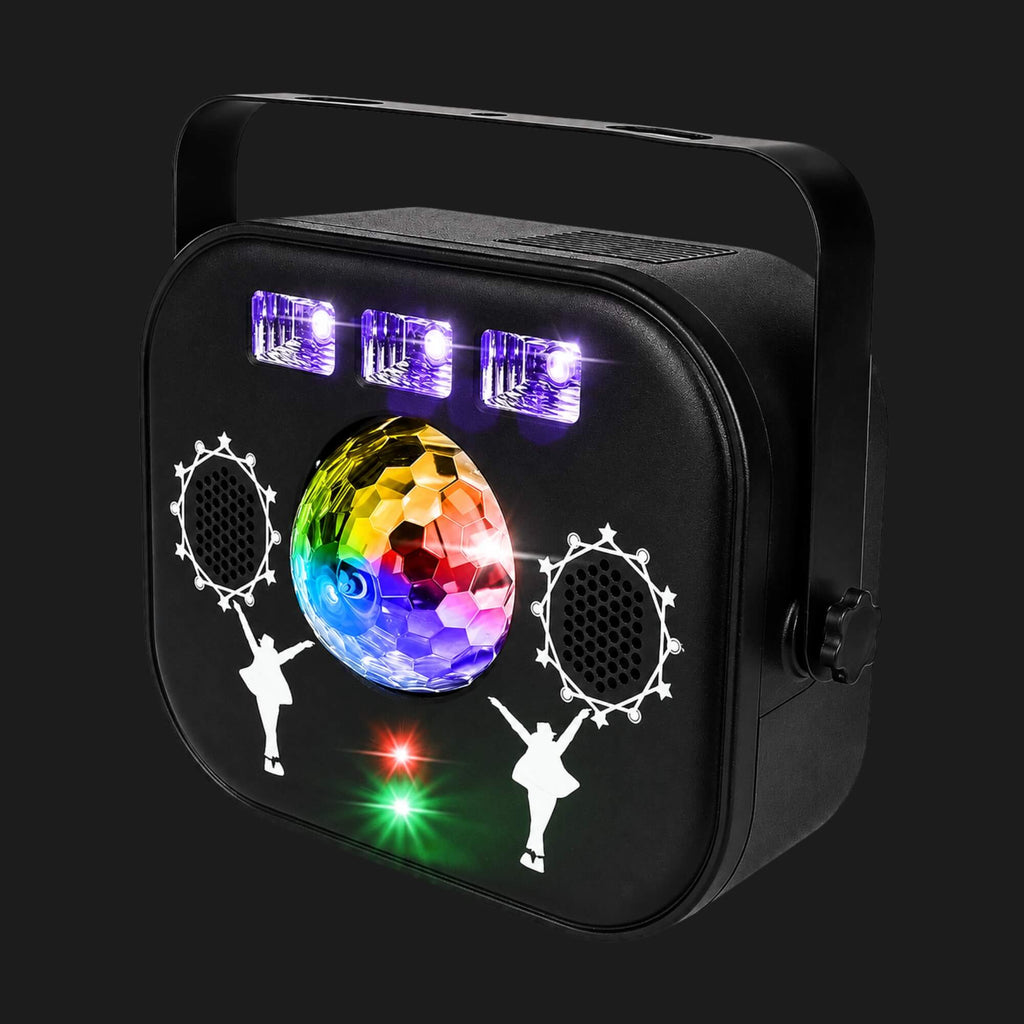 X22 DMX 5-in-1 DJ Stage Light 60W with Speaker for Parties-1