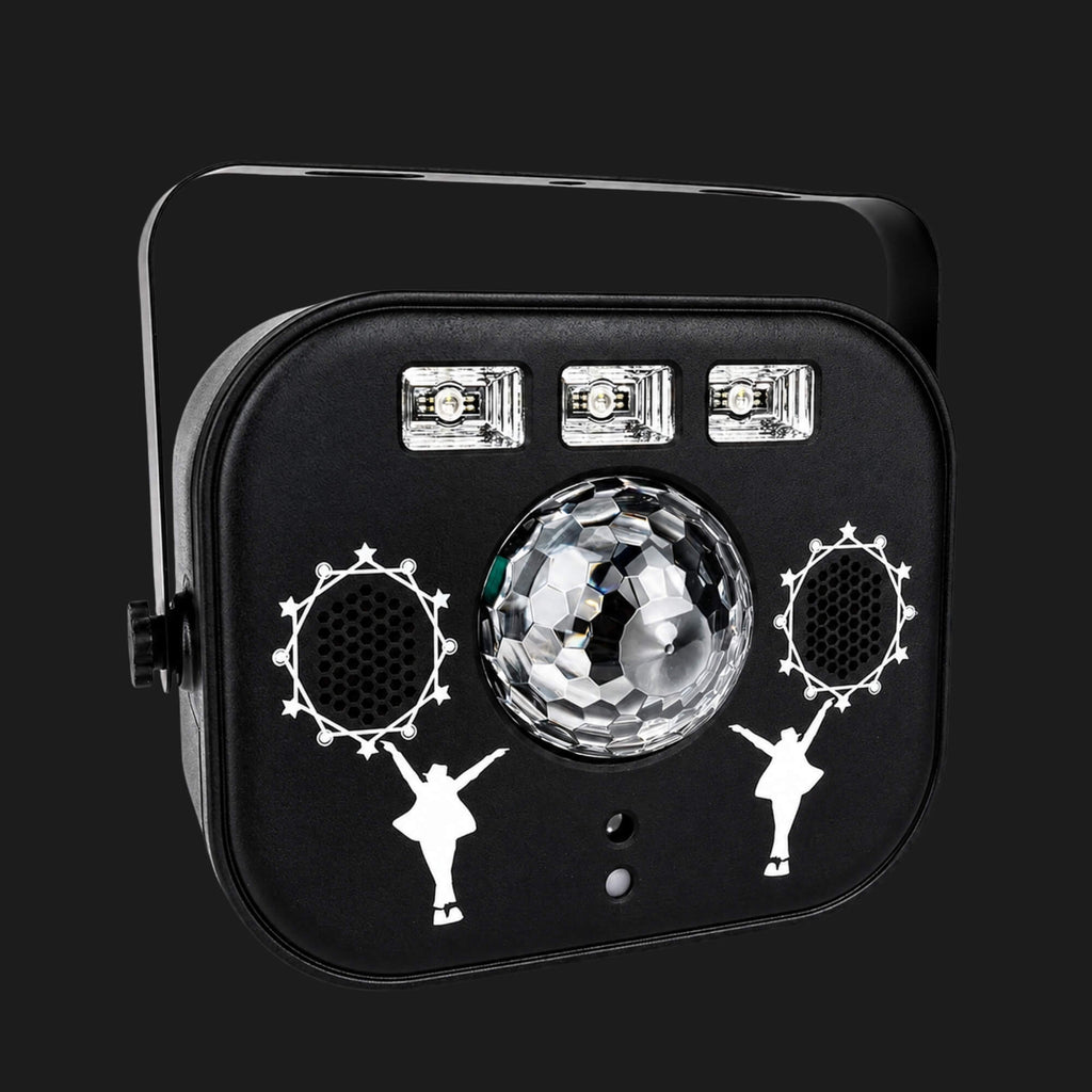 X22 DMX 5-in-1 DJ Stage Light 60W with Speaker for Parties-4